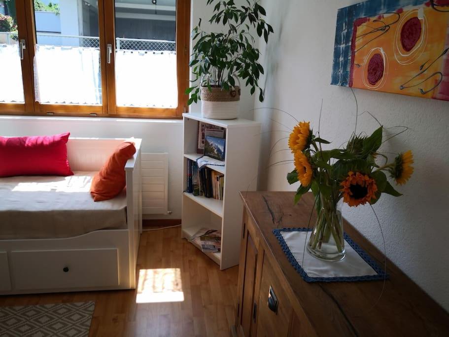 Garten-Wohnung Eschen Buitenkant foto