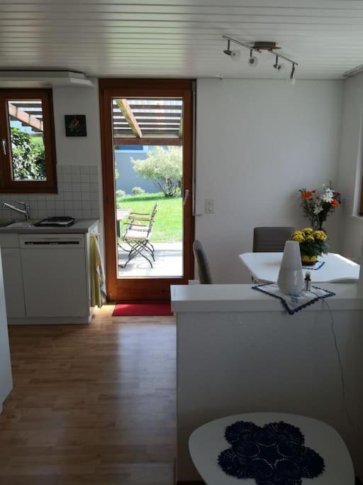 Garten-Wohnung Eschen Buitenkant foto
