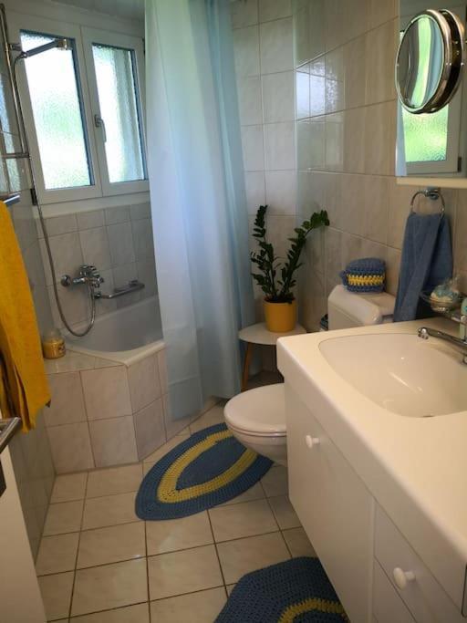 Garten-Wohnung Eschen Buitenkant foto