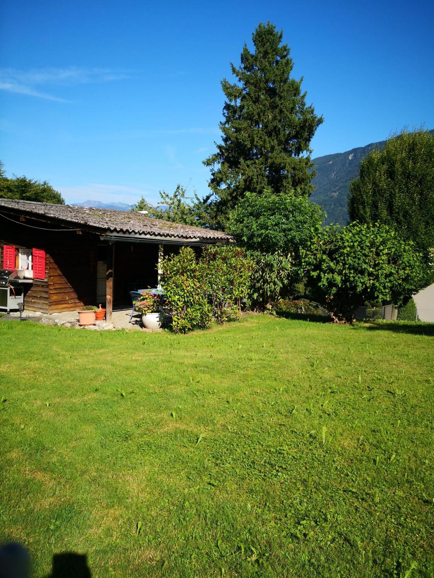 Garten-Wohnung Eschen Buitenkant foto